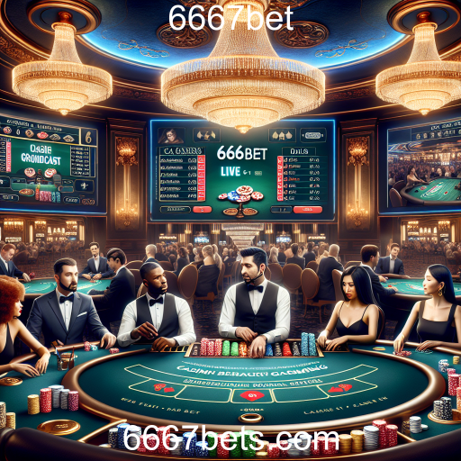 A Experiência Imersiva do Cassino Ao Vivo no 6667bet
